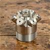 Ugello Atomizzatore in Acciaio Inox Uniforme Ugello Nebulizzatore a Sette Fori