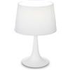 Ideal Lux LONDON TL1 SMALL BIANCO Mod. 110530 Lampada Da Tavolo 1 Luce