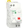 Schneider Electric INTERRUTTORE MAGNETOTERMICO DIFFERENZIALE RCBO 1P N CURVA C 32A RESI9
