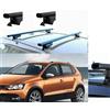 Mercedes-Benz BARRE PORTATUTTO ACCIAIO PER VOLKSWAGEN CROSS POLO ANNO 2021 CON RAILS 4 SERRATU