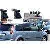 MENABO BARRE PORTATUTTO ACCIAIO PER FORD C-MAX CMAX ANNO 2003 OMOLOGATE 2 SERRATURE
