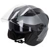 Acerbis Casco Acerbis Firstway Jet Semintegrale Grigio Doppia Visiera 22-06 Mis. S 56