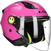 LS2 OF622 Casco Jet Bambino Funny II Solid Rosa Lucido Mis. S 47 Roma
