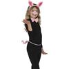 FIESTAS GUIRCA | Set Maialino 3 Pezzi per Adulti Unisex - Include Coda, Cerchietto e Naso - Accessorio per Costumi di Carnevale, Halloween e Altro - Ideale per Cosplay e Temi Animali - Rosa