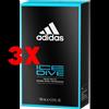 ADIDAS 3 X ADIDAS Ice Dive Eau de Toilette 100 Millilitri