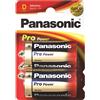 Panasonic 2x Panasonic Pro Power D LR20 1.5V Batterie Alcaline Mono MN1300