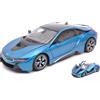 Rastar BMW i8 2015 METALLIC BLUE 1:24 Rastar Auto Stradali Modellino Nuovo