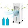 Ufesa Nuuk+ Raffrescatore Portatile Evaporativo 65W Funzione 3in1Raffreddamento Ventola e Ionizzazione 3Velocità 3Modalità Pannello a Sfioramento Serbatoio da 6L Timer12h Filtro Lavabile Telecomando
