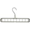JE CHERCHE UNE IDEE Gruccia Magica Multipla Salvaspazio Bianco | Poliestere, gruccia magica multipla, salvaspazio, contenimento pratico, cabina armadio o guardaroba, bianco