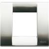 Vimar 17092.34 Idea placca Classica 1-2 moduli, 8.8x8x0.3cm, nichel spazz