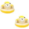 2 PCS Poltrona Gonfiabile Neonato Sedia Per Bambini Seggiolino Da Bagno Neonati
