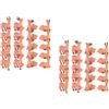 2 Pack Mini Statuette Di Cervo Figurine Bonsai Arredamento Tavolo Renna
