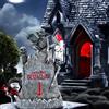 Lapide di Halloween in Resina Illuminata per Feste, Cimitero, Casa Stregata