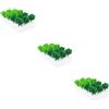 3 Boxes Ciuffo Di Arbusto in Miniatura Arbusti Statico Vegetazione