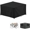 LAMUNI Coperture per Mobili da Giardino, 135x135x75cm Copertura Tavolo Esterno T