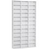 Altro Libreria Porta CD in Legno con 3 Colonne da 12 Ripiani ad Altezza Regolabile, 10