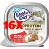 ADOC 16 X ADOC Vaschetta Manzo Monoproteico Cotto al Vapore 100 grammi per Cani