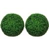 Altro Set di 2 Piante Finte Sfera di Bosso Ø50cm, Decorazione per Interno ed Esterno,