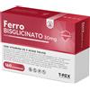 T-Rex Integratori Ferro Integratore 30 mg Con Acido Folico e Vitamina B2-160 compresse Per Globuli