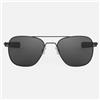 Randolph Occhiali da sole Randolph AF322 55 20 140 matte black American Gray glass lens 1