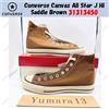 Converse Canvas All Star J Hi Saddle Brown 31313450 taglia uomo