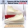 Converse All Star R Lifted Hi Natural Canvas 31311131 taglia uomo