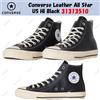 Converse Leather All Star US Hi Black 31313510 taglia uomo