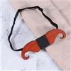 1pc a forma di barba in legno ecologico naturale realizzato a