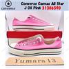 Converse Canvas All Star J OX rosa 31306590 taglia uomo