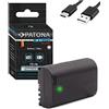 PATONA Platinum LP-E6NH - Batteria USB (2400 mAh) con ingresso USB