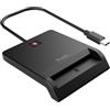 Trust Lettore smart card PRIMO USB C e USB A Black 26253