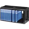 Hama Porta CD per 20 Dischi, Nero | Supporto salvaspazio per CD/DVD, da appender