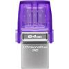 KINGSTON 64Gb microDuo 3C Flash USB - USB3.1 + USB-C - DTDUO3CG3/64GB