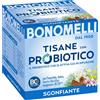 Bonomelli Tisana Probiotica Sgonfiante, Confezione da 10 Filtri, con Finocchio,