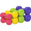 Altro Set 4 Manubri Multiusi Esagonali da 20 kg Totali in Acciaio e PU da 1 a 4kg, Mul