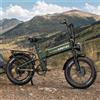 APXFOX APEFOX RH20 E-Bike Pieghevole 250W 48V22,5Ah Fat Bike 20'' Shimano 7V