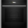 Neff B54CR31N0, N70, CircoTerm, Slide e Hide Forno da incasso, 60 x 60 cm, in acciaio inox, display Full Touch TFT a colori e grafico, Home Connect, Soft Opening