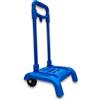 RAYLU PAPER - Carrello porta zaini scuola pieghevole, leggero e resistente con ruote in gomma e maniglia estraibile, carrello per zaini scolastici dimensioni 86 x 27 x 26 cm (blu chiaro)