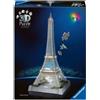 RAVENSBURGER Puzzle 3D iconico - Torre Eiffel illuminata