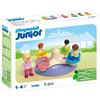 PLAYMOBIL Junior 71701 Bambini e tornello - Include quattro personaggi e un torn