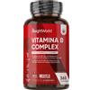 WeightWorld Vitamina B Complex 365 Compresse Vegane 1 al Giorno (1 Anno) con Biotina Acido