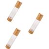 3 flaconi con pompa airless: dispenser per lozione - 100 ml (3,4 oz) -