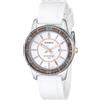Casio Orologio Donna LTP1358-4A2V lunetta glitterata, argento e oro rosa