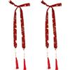 2 Count Laccio Fermacapelli Copricapo Cinese Accessori Per Vintage