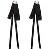 2 Pack Spilla Fiocco Accessori Di Abbigliamento Al Collo Per Donna