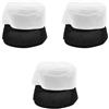 3 PCS Cappello Kufi Musulmano Berretto Arabo Bianco Islamico Copricapo Di