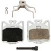 Campagnolo Coppia di pastiglie freno per Super Record WRL DB organico, piastra d