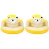 Set of 2 Poltrona Gonfiabile Seggiolino Da Bagno Per Neonati Sedia Bambini