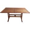 Michele Sogari TAVOLO IN LEGNO ACACIA ESTENSIBILE ESTERNO RETTANGOLARE TOMMASO 150/200X90X73