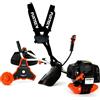 FUXTEC Decespugliatore a scoppio FX-MS152 - 2in1 multifunzione - Tagliabordi ben